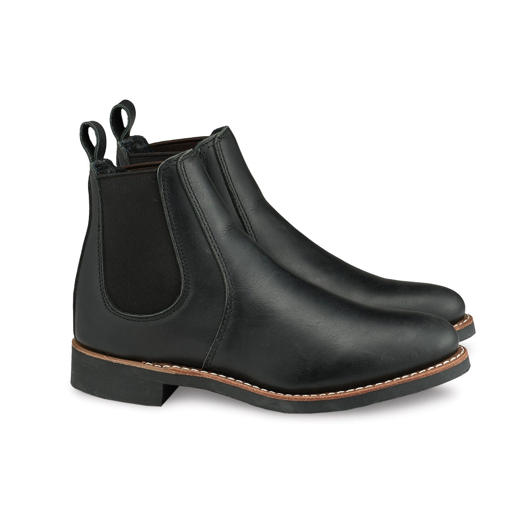 Chelsea Boots - Black Boundary: 6" Women's Boot Style, Effortless Chic!