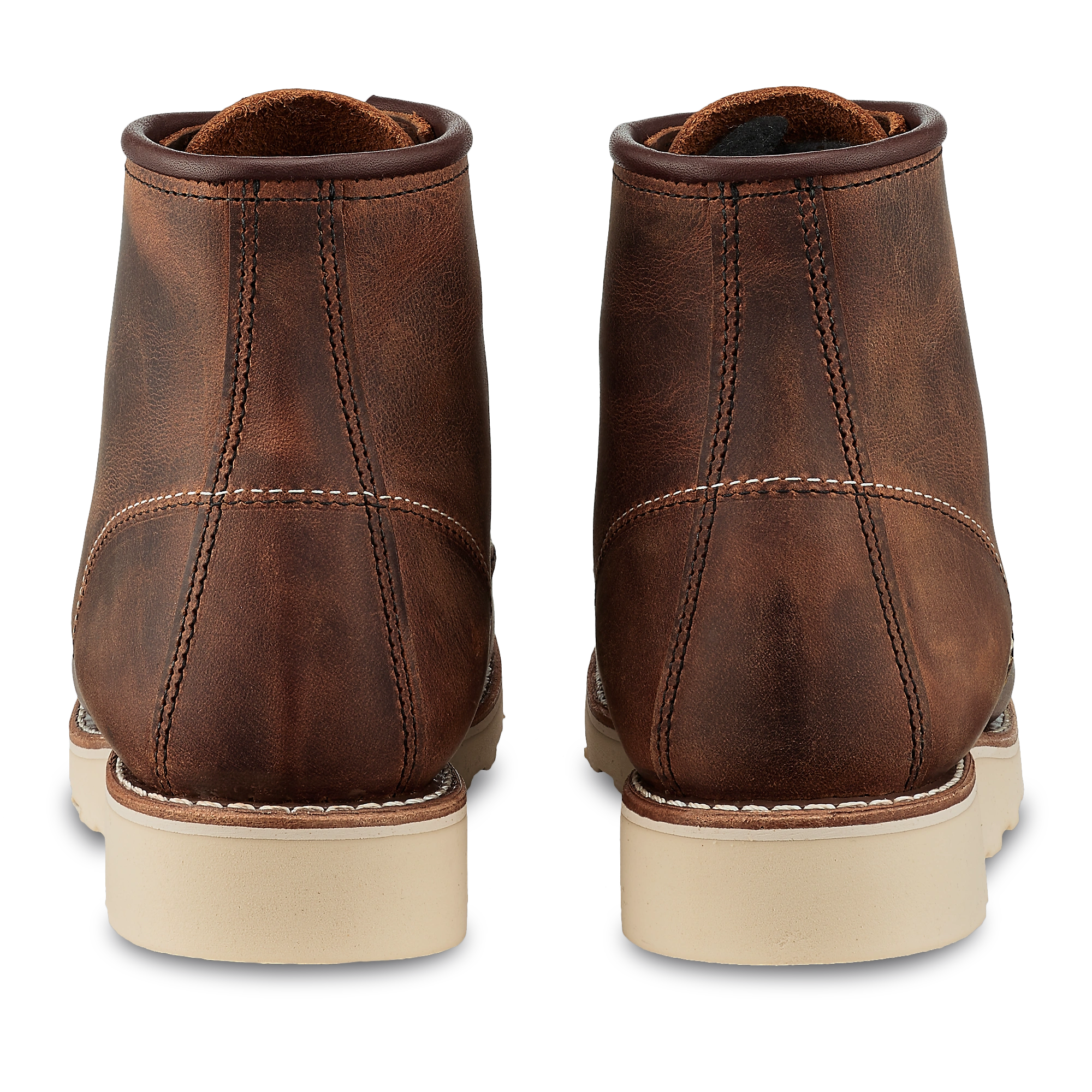 Copper Rough & Tough Moc Toe Boots for Women – Classic Comfort Style