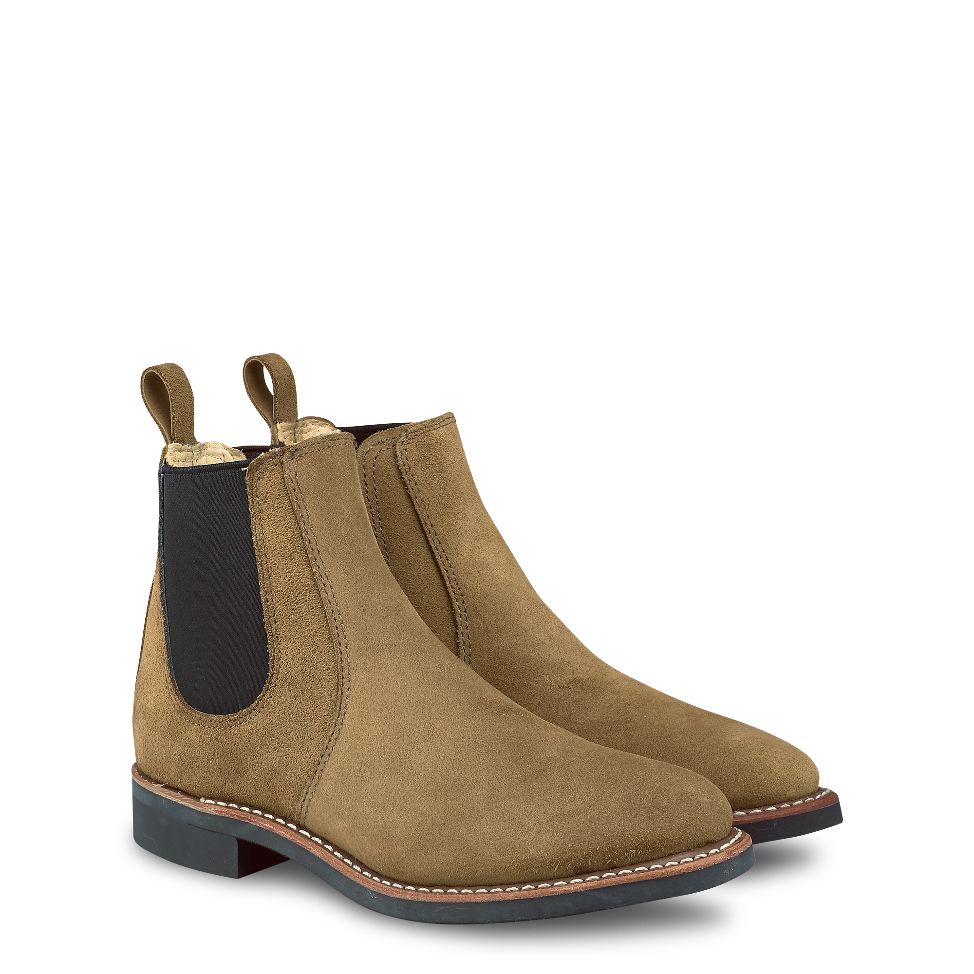Olive Desert Chelsea Boots for Women Stylish Everyday Comfort